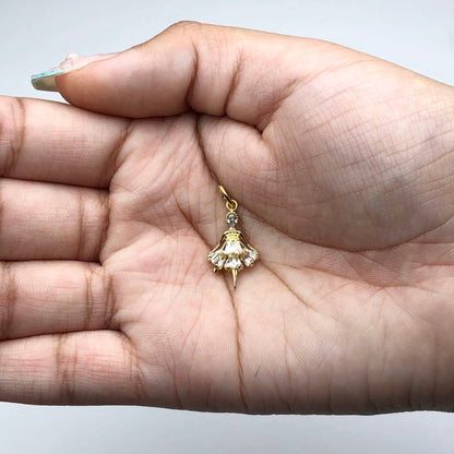 Pavé Ballerina Pendant