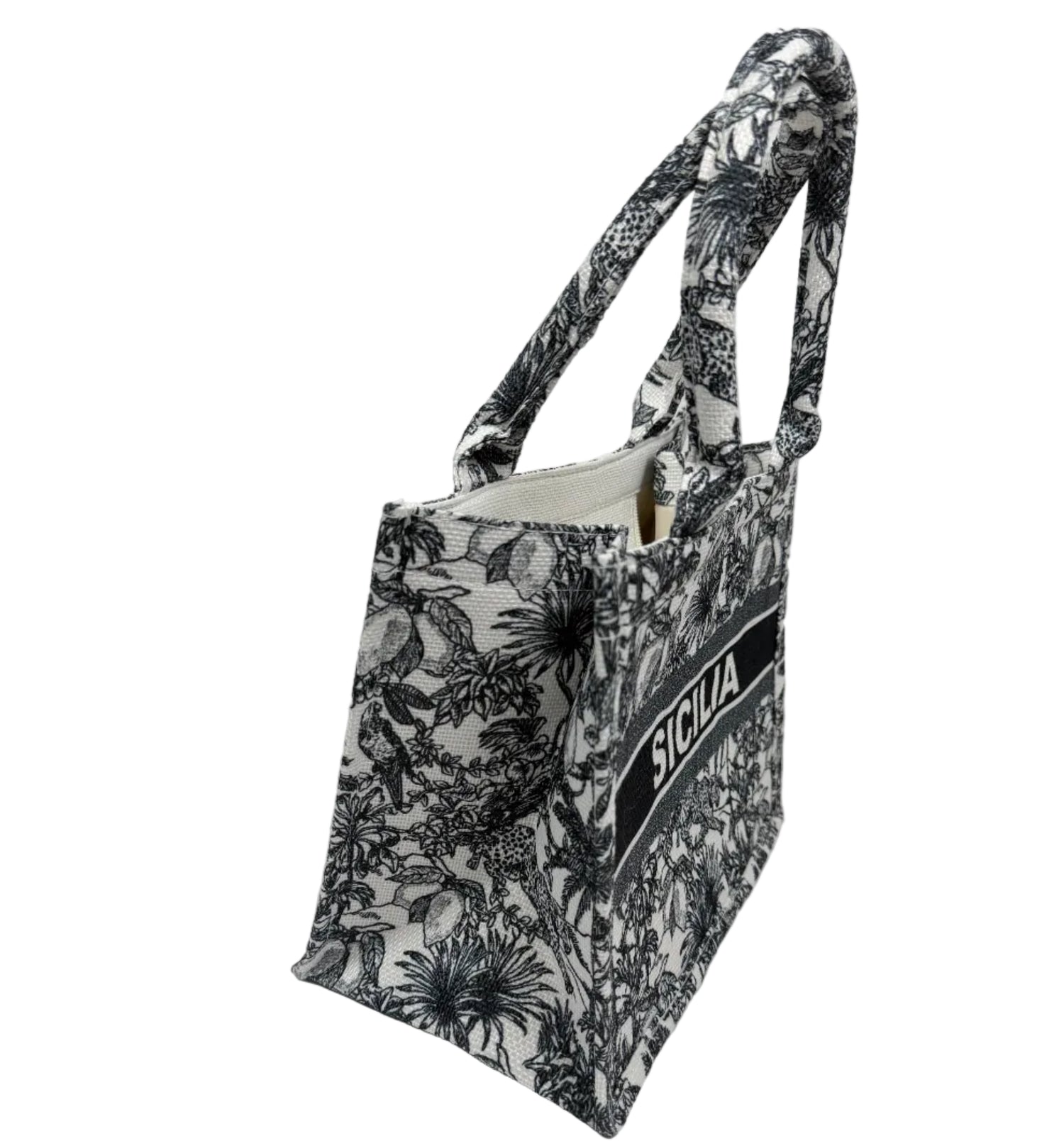 Borsetta Shopper Nero Sicilia