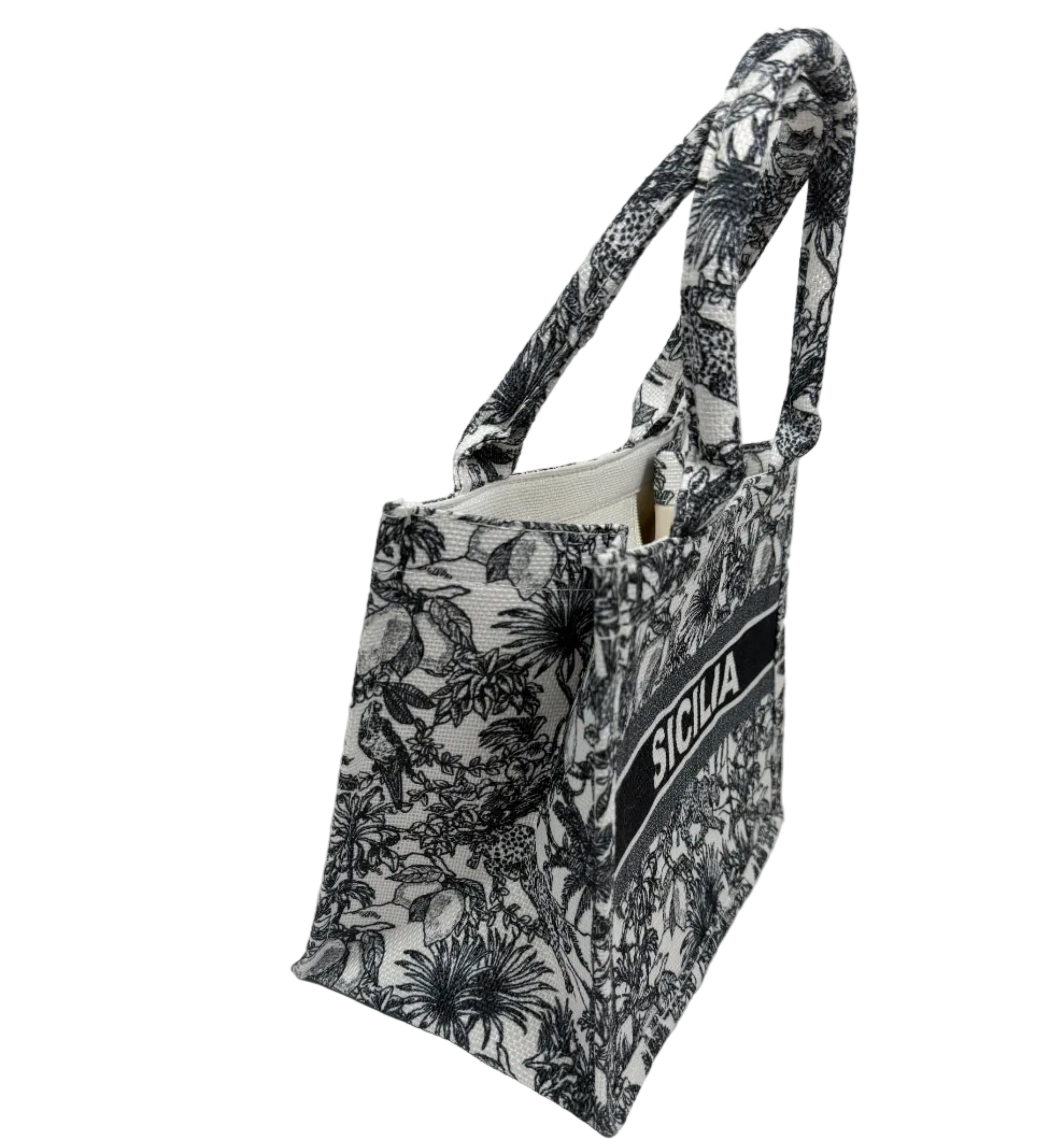 Borsetta Shopper Nero Sicilia
