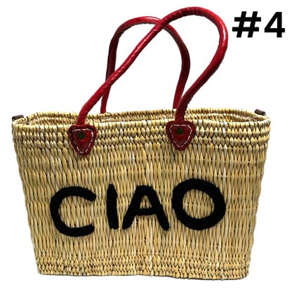 LILLIANA CIAO BAG WITH RED HANDLES