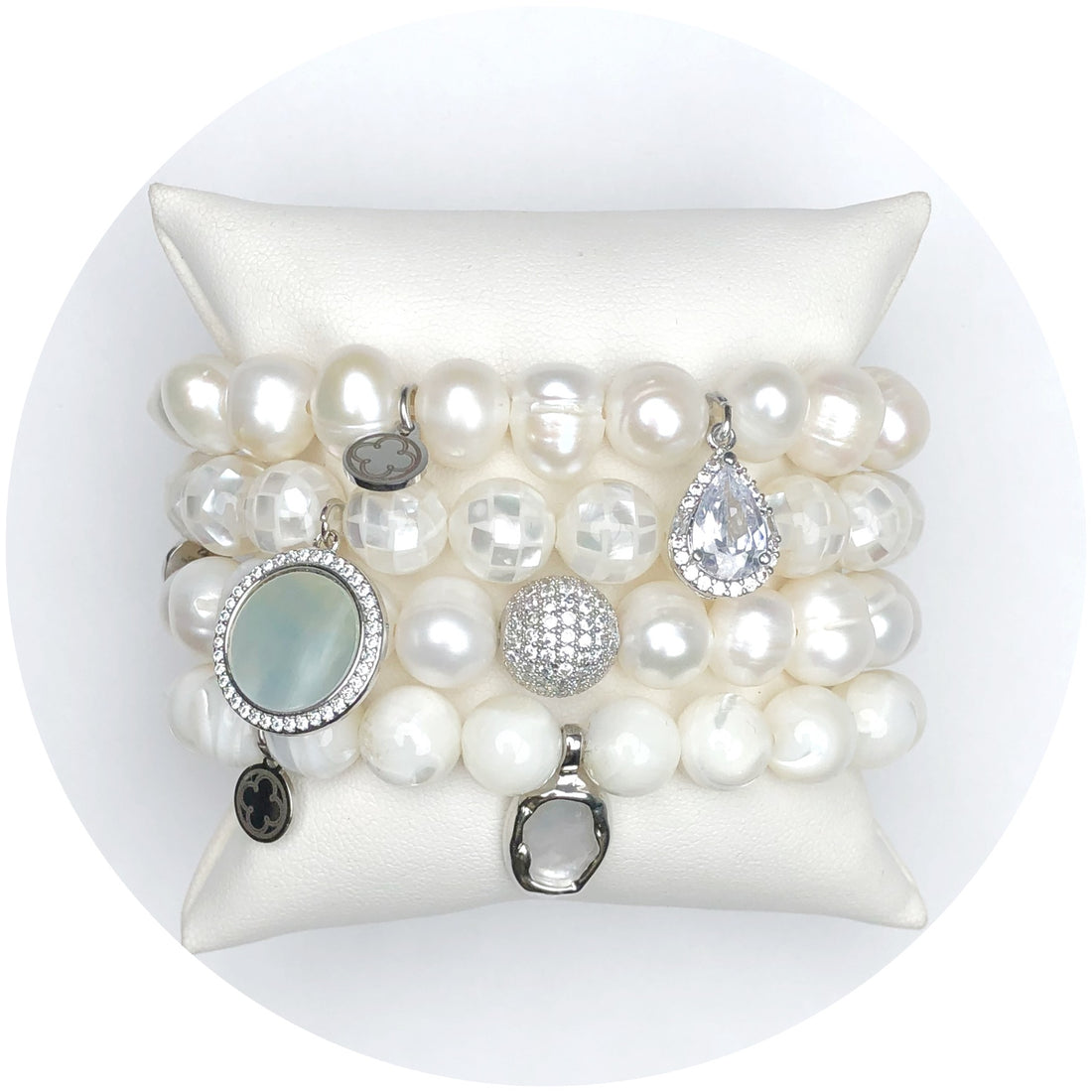 Perla Luxe Silver Armparty