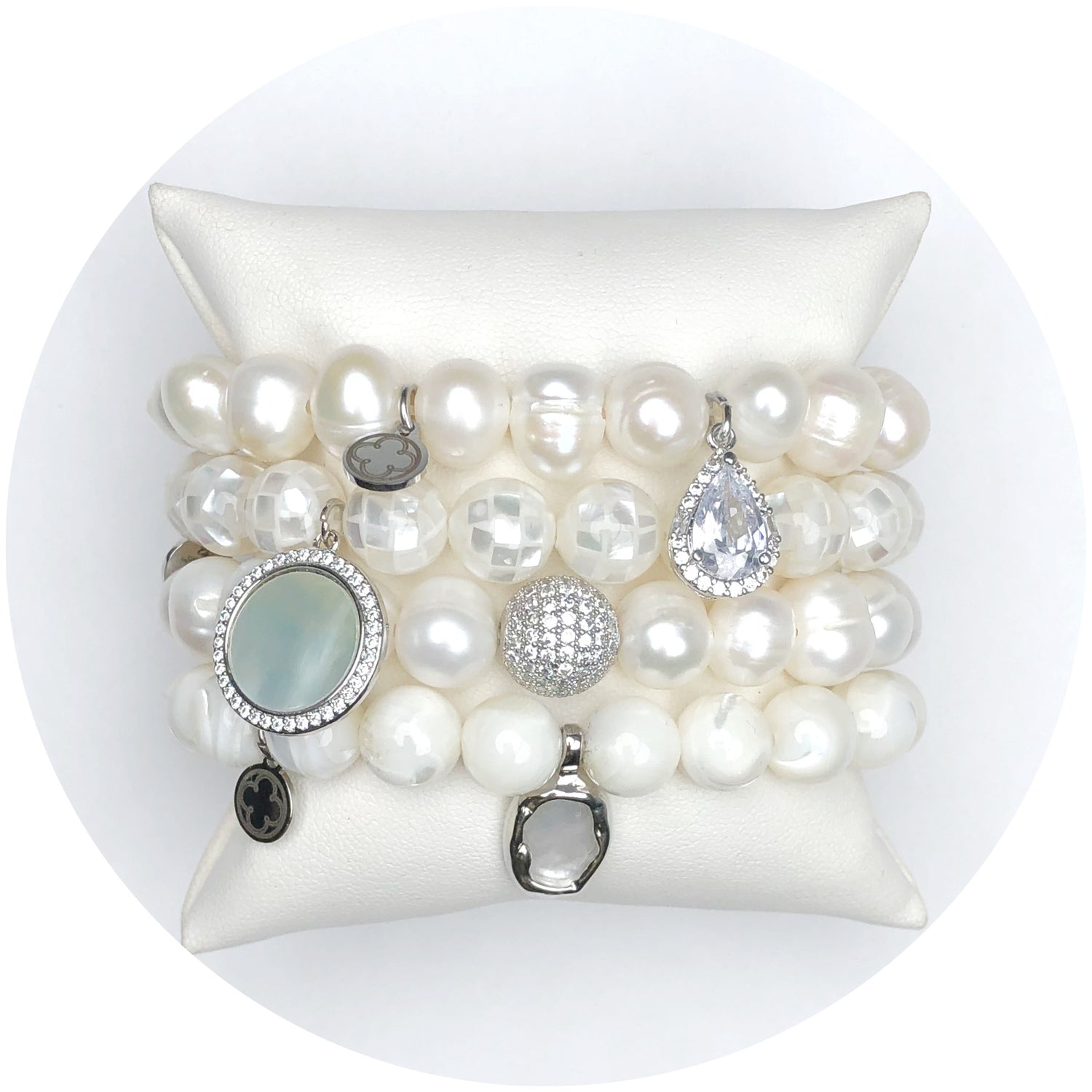 Perla Luxe Silver Armparty