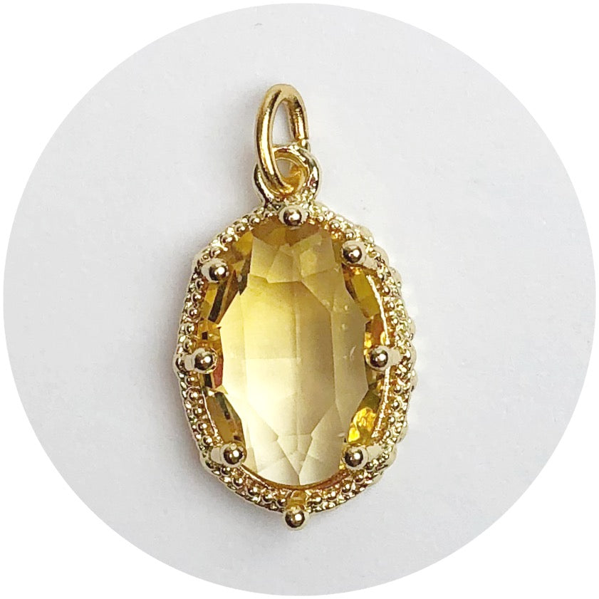 Golden Hidden Gem Pendant
