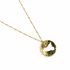 Sicily Island Small Round Cutout Necklace studio photo