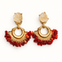 Aurora Red Coral Earring - Oriana LaMarca Designs