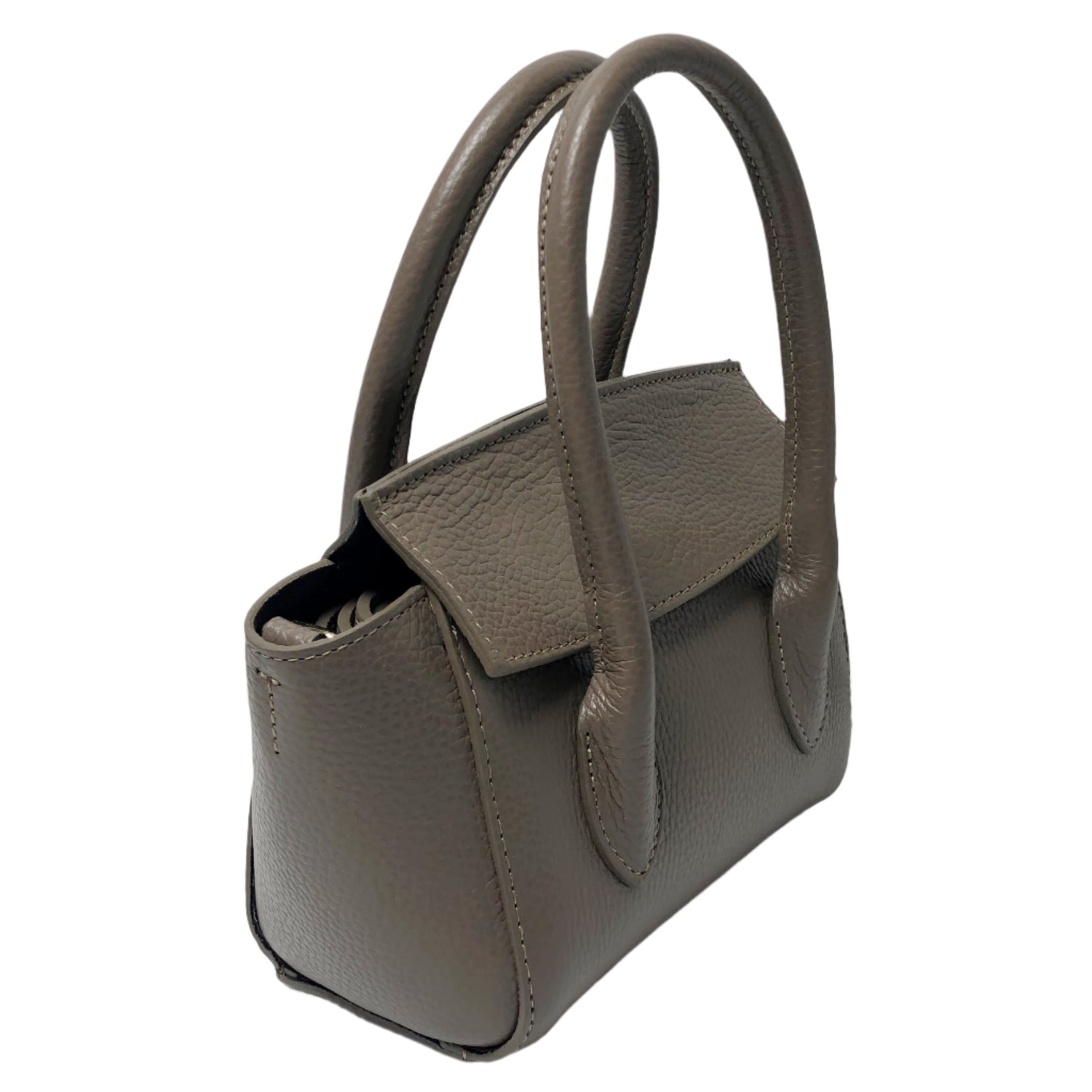 Martina Mocha Leather Handbag