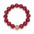 Marsala Jade with Micro Pavé Rose Gold on a white background