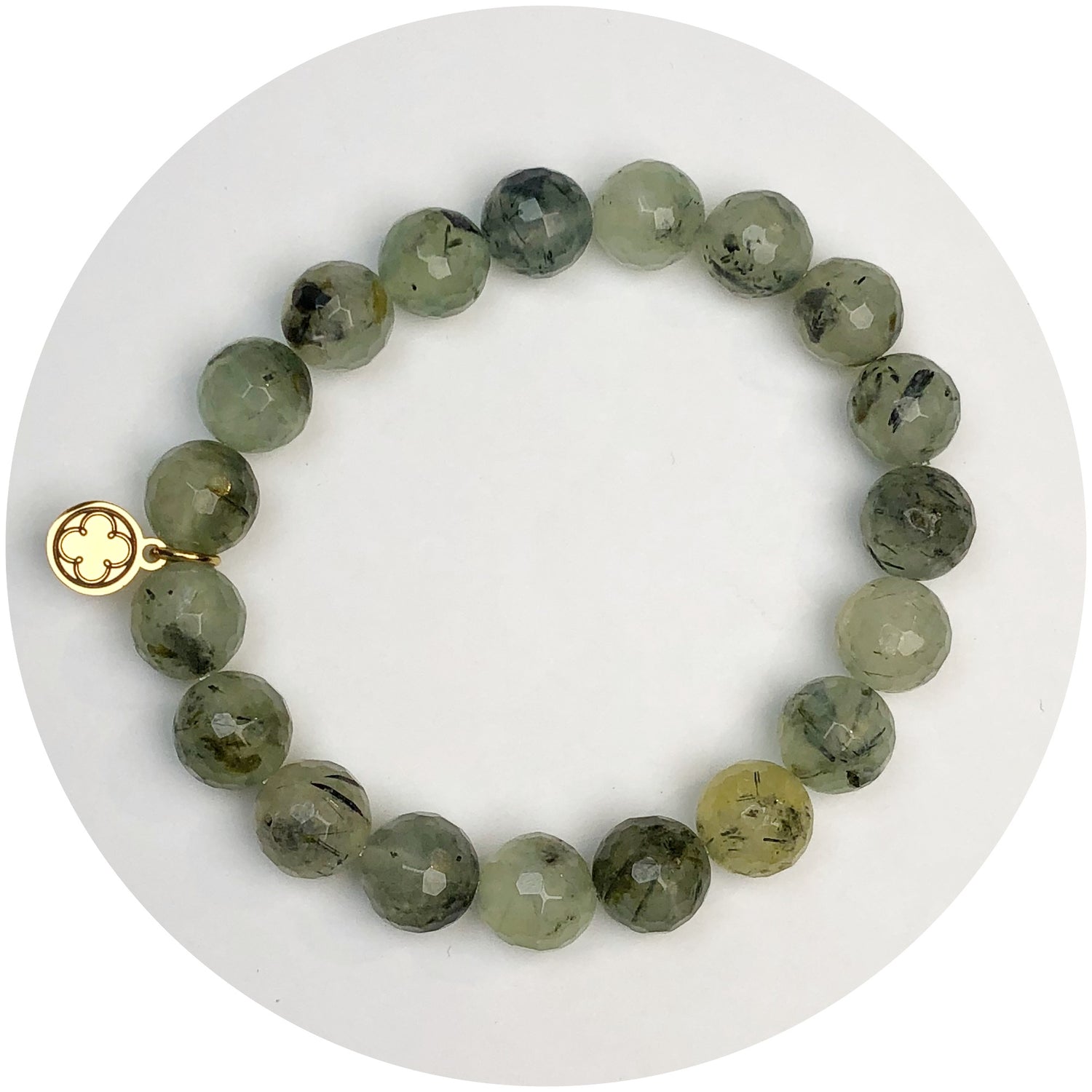 Green Quartz Beaded Bracelet