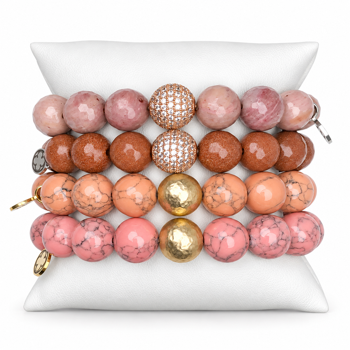 Sunkissed Opulence Armparty on white studio background