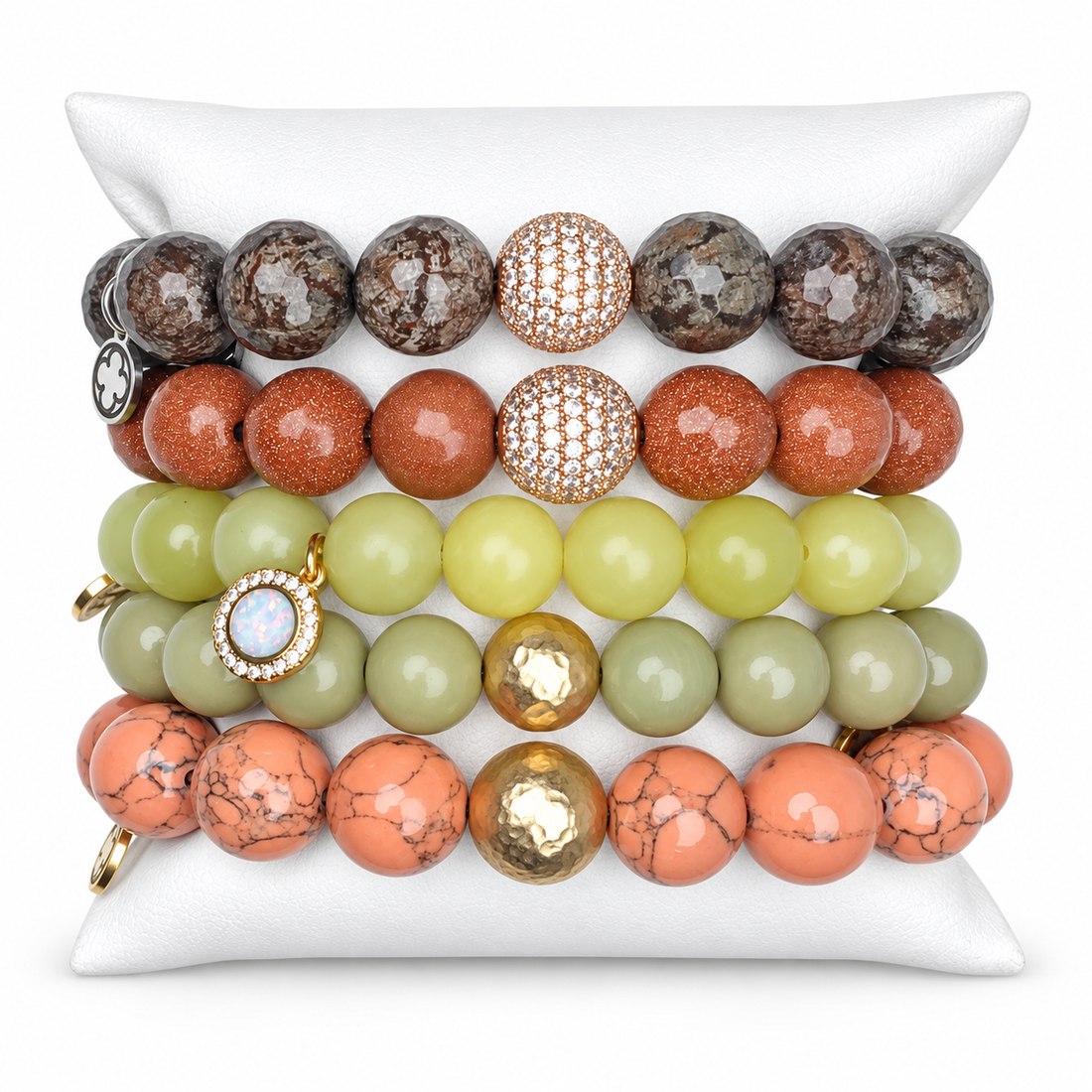 Tuscan Glow Armparty on white studio background