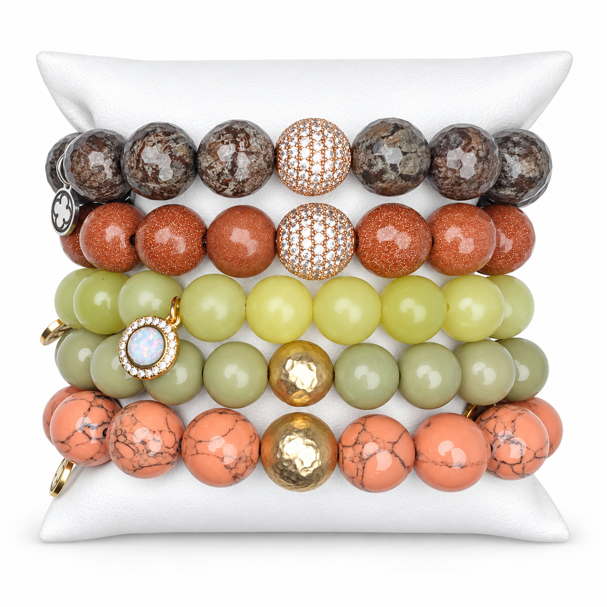 Tuscan Glow Armparty on white studio background