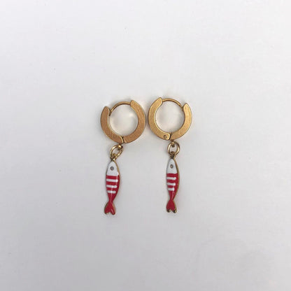 Sarda Colorata Hoop Earrings