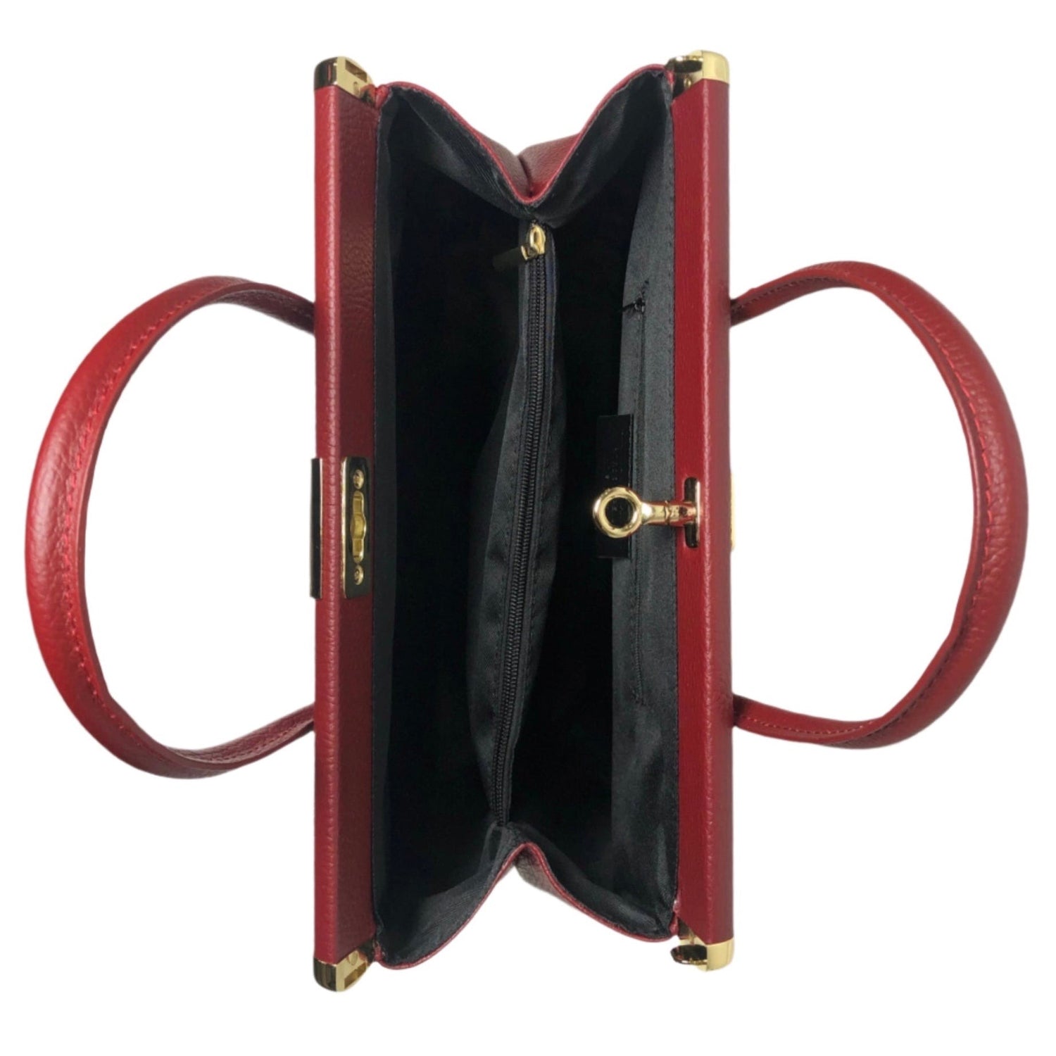 Caterina Red Leather Handbag