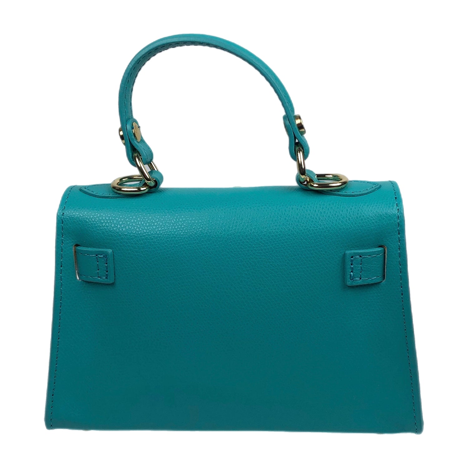 Sophie Turquoise Leather Handbag