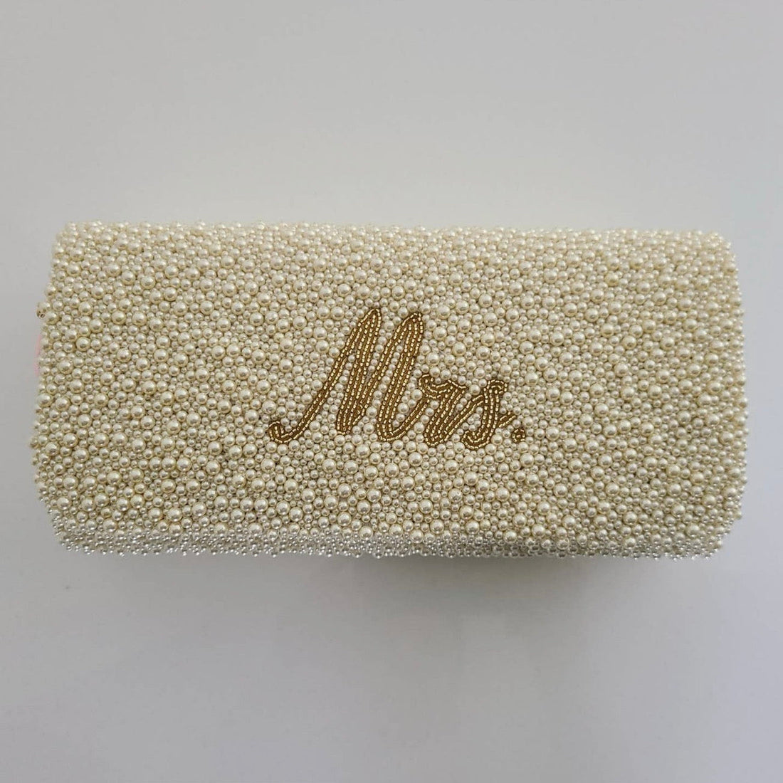 Beaded Pearl Bridal Clutch