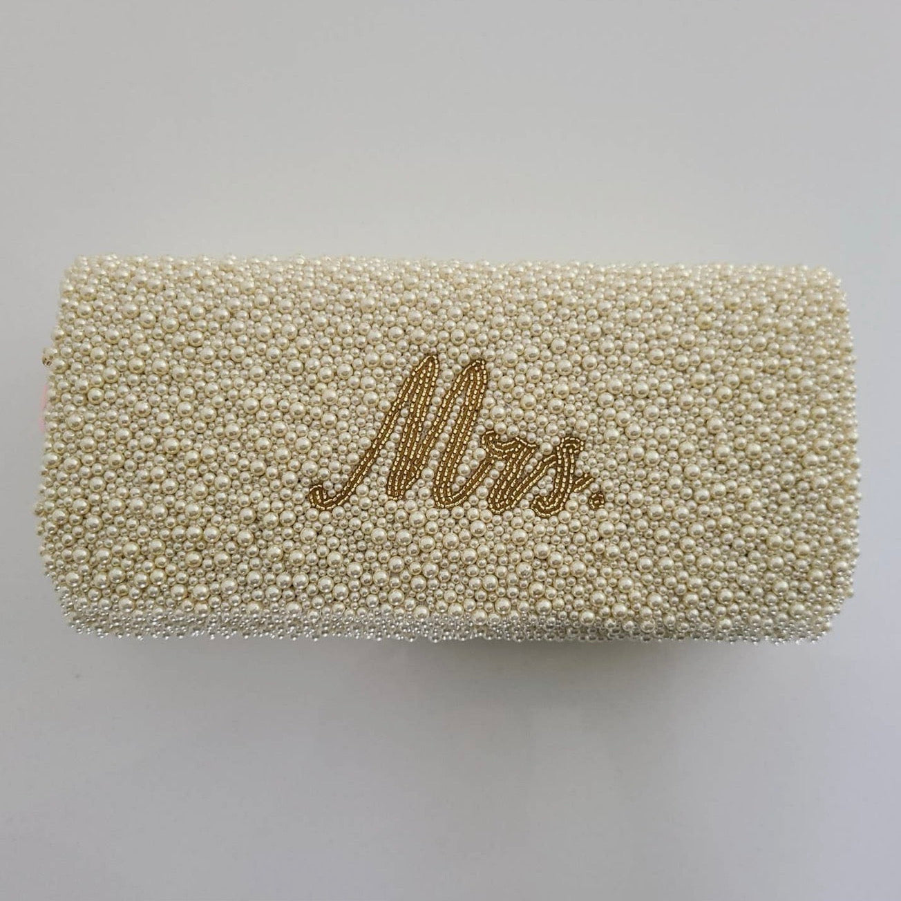 Beaded Pearl Bridal Clutch