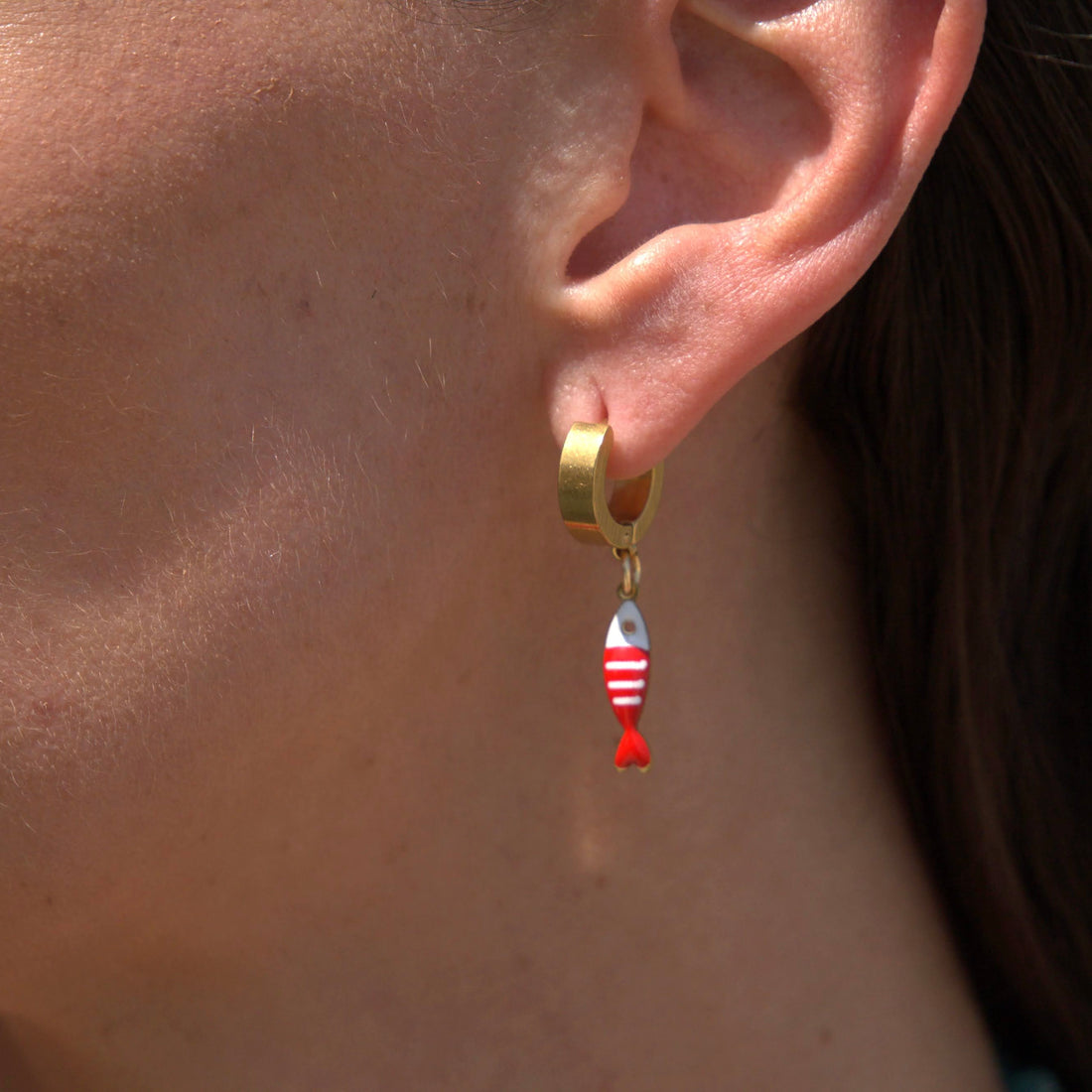 Sarda Colorata Hoop Earrings
