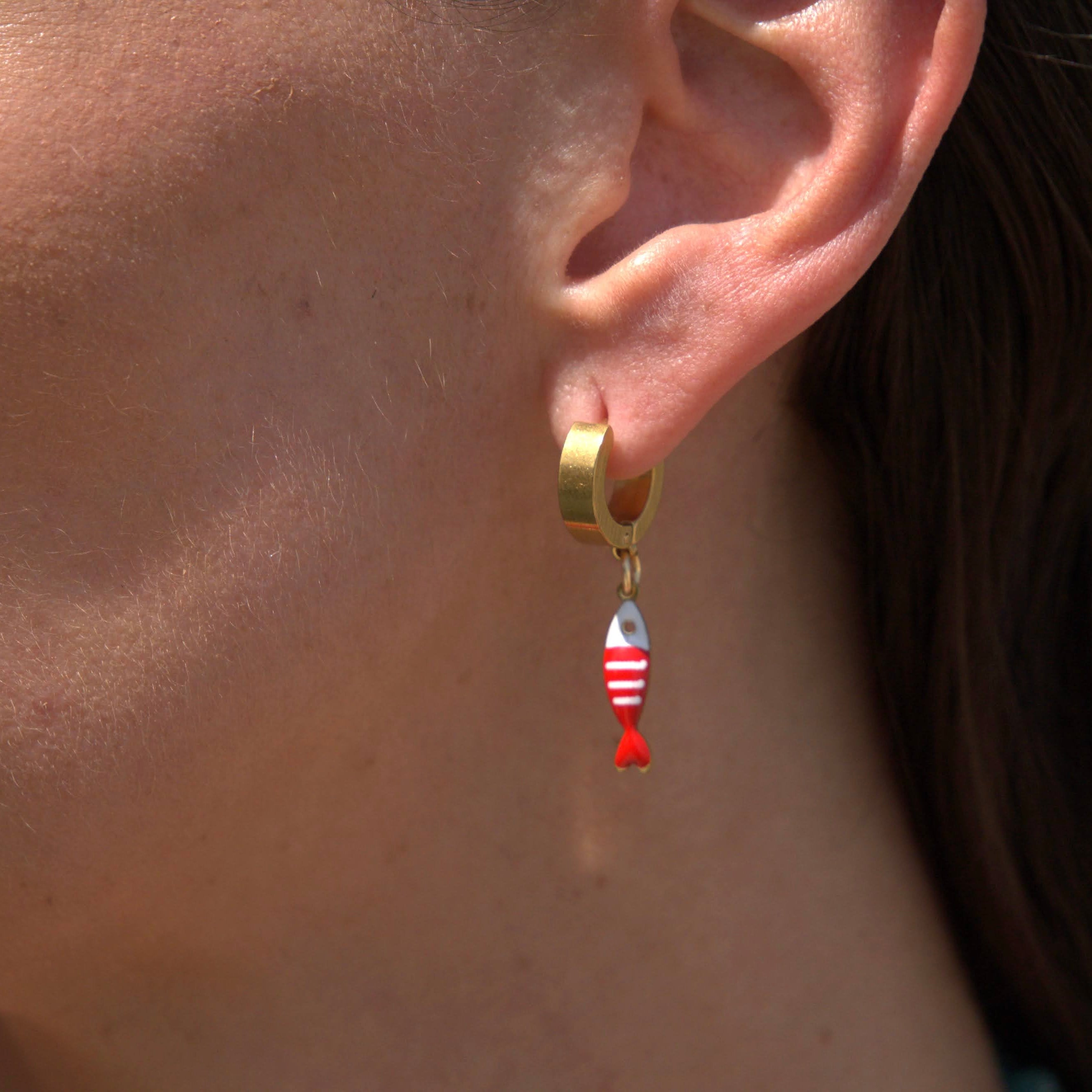 Sarda Colorata Hoop Earrings