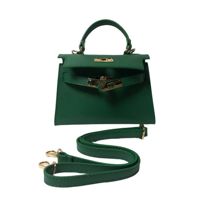 Sophie Kelly Green Leather Handbag