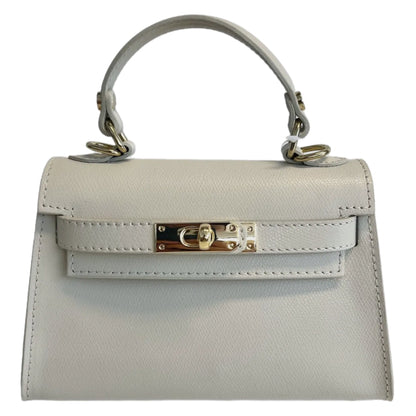 Sophie Creme Leather Handbag