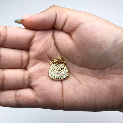 Pavé Purse Pendant