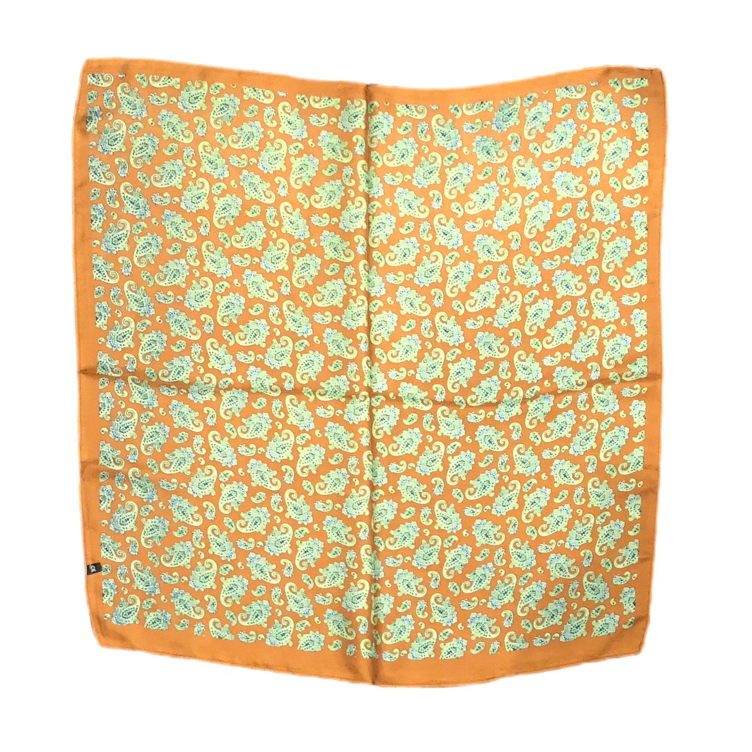 Caramel Paisley Petite Foulard