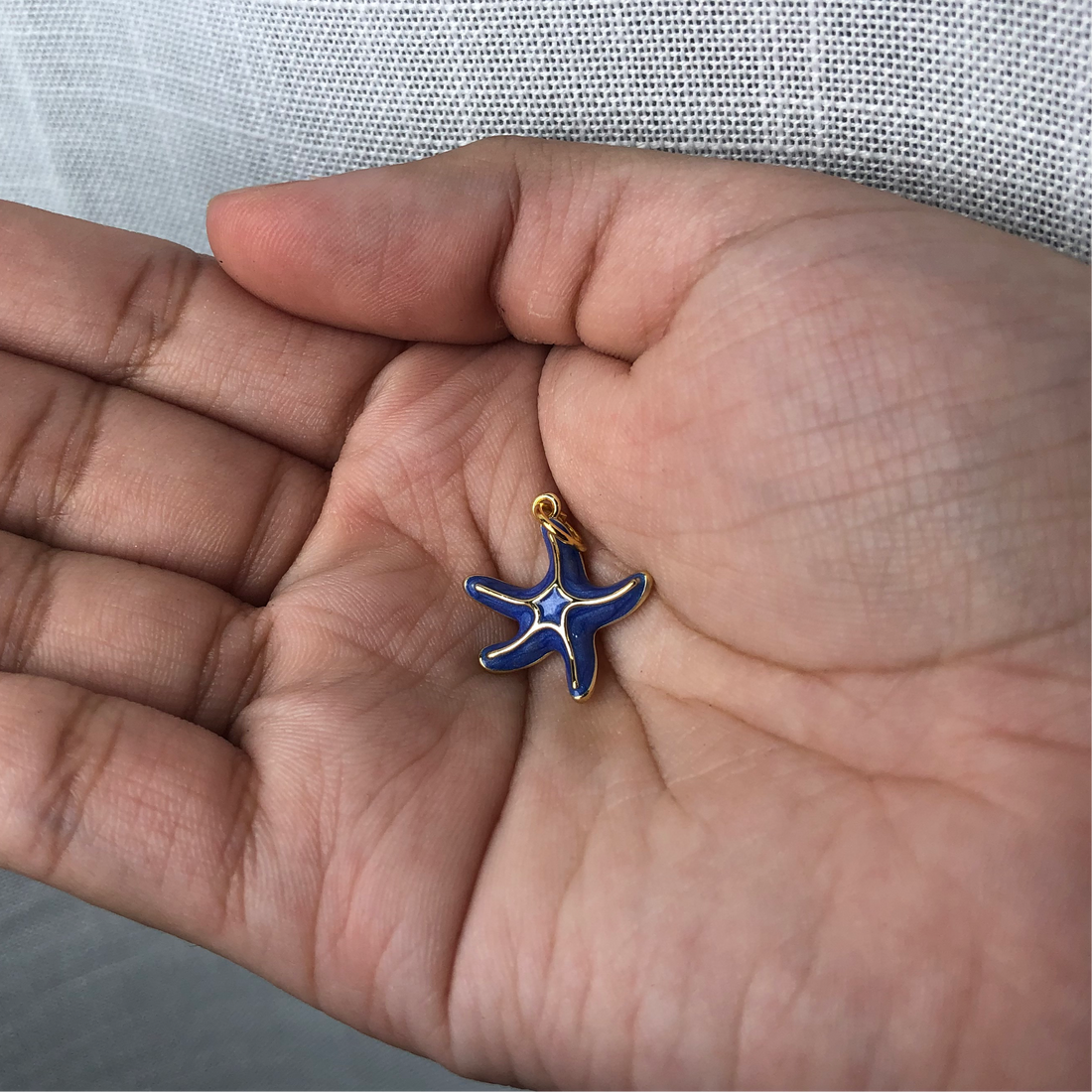 Blue Starfish Pendant