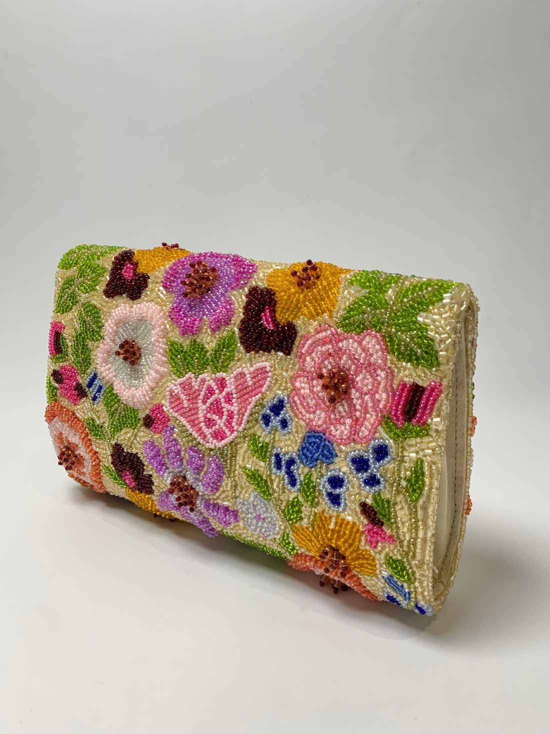 Bettina Secret Garden Beaded Clutch