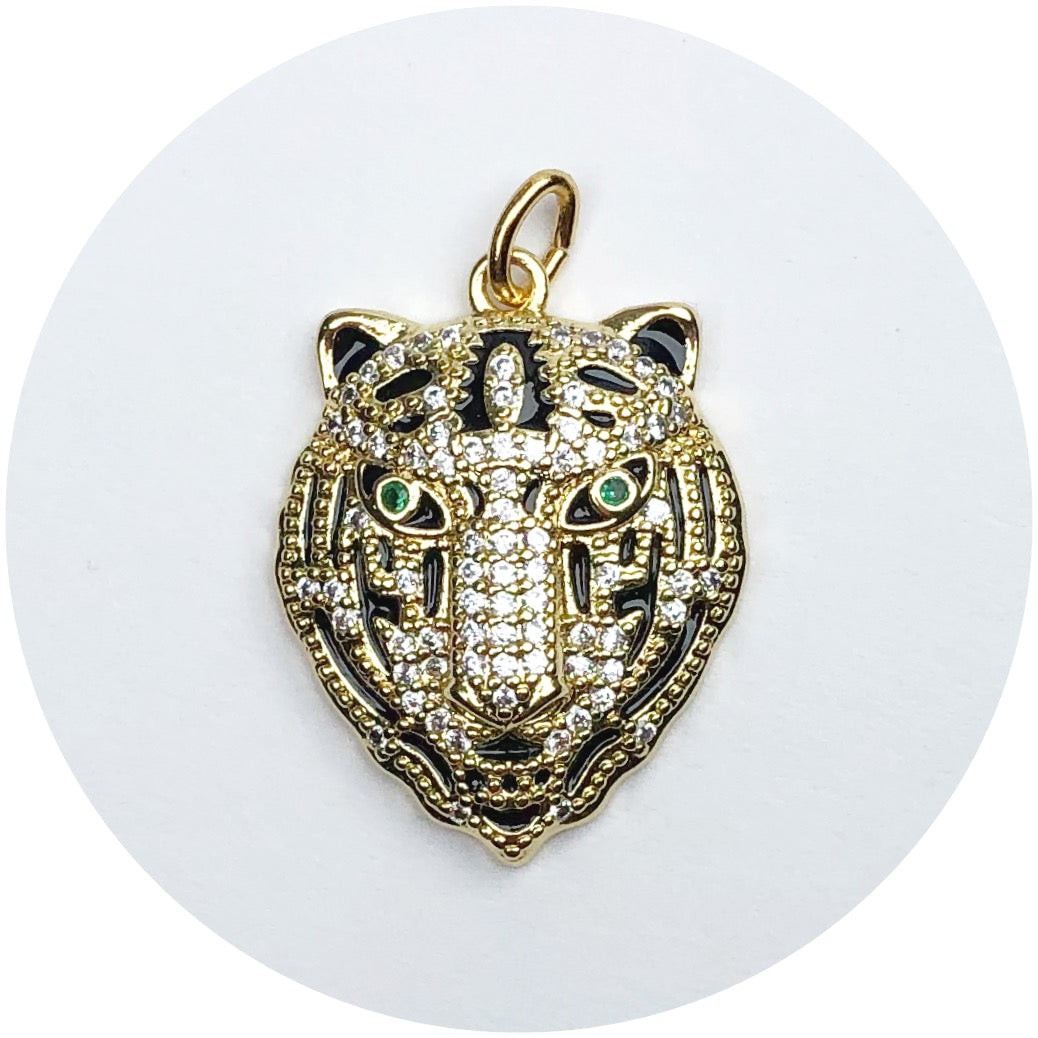 Pavé Tiger Pendant