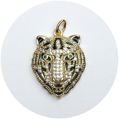 Pavé Tiger Pendant