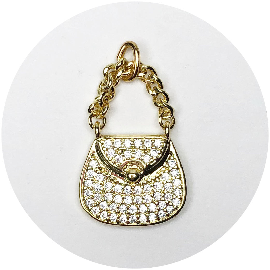Pavé Purse Pendant