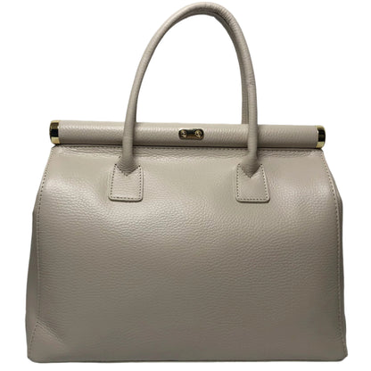 Caterina Creme Leather Handbag