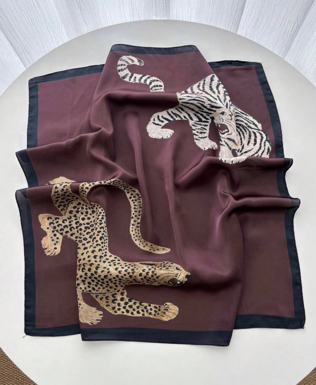 Wild Instinct Marsala Petite Foulard