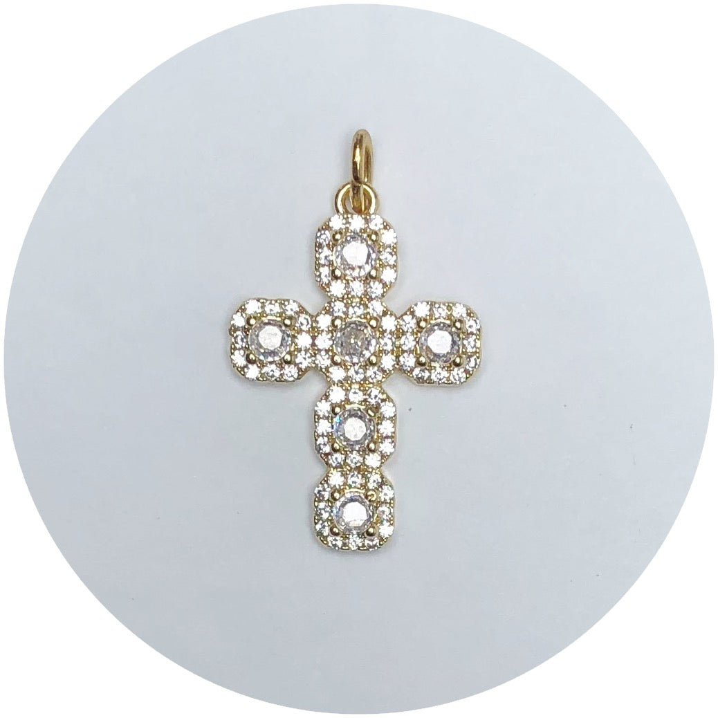 Baguette Cross Pendant