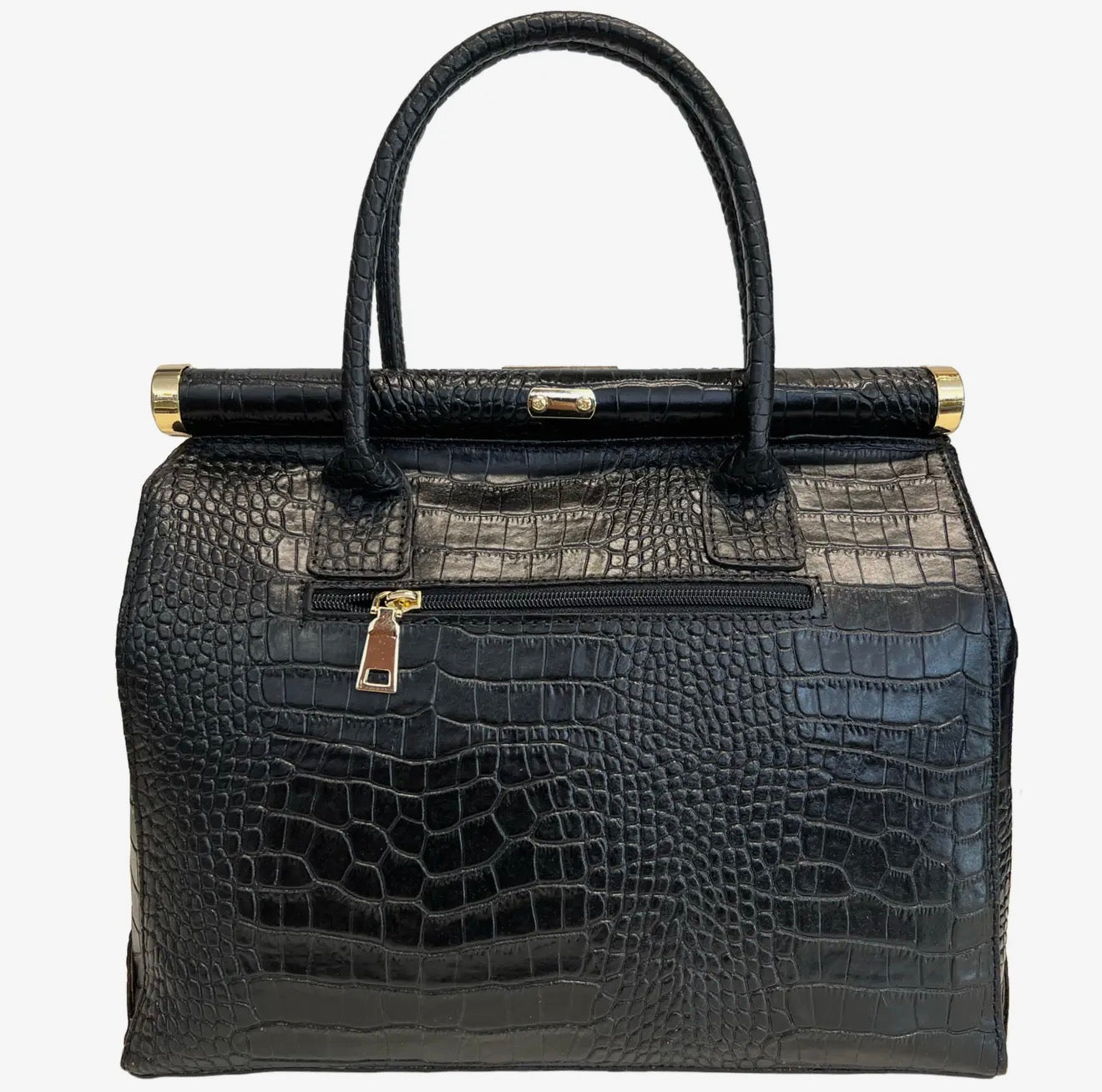 Caterina Leopard Pony Hair Leather Handbag