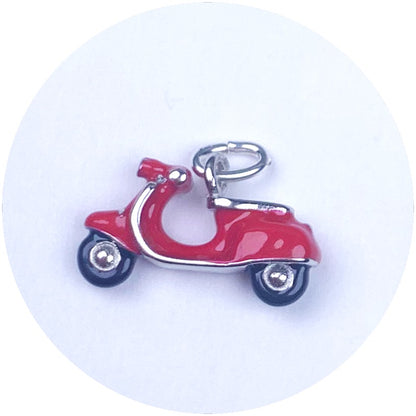 Red Vespa Pendant