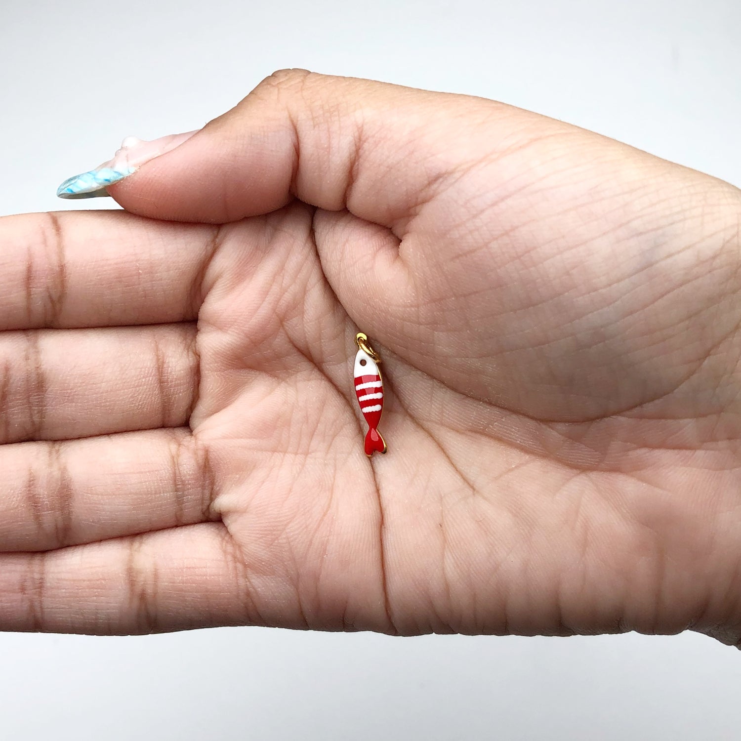 Red Sardine Pendant