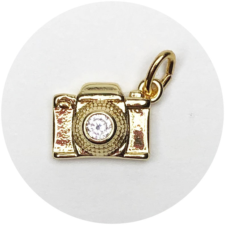 Pavé Camera Pendant