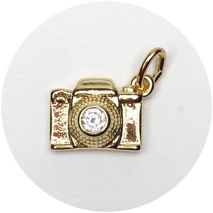 Pavé Camera Pendant