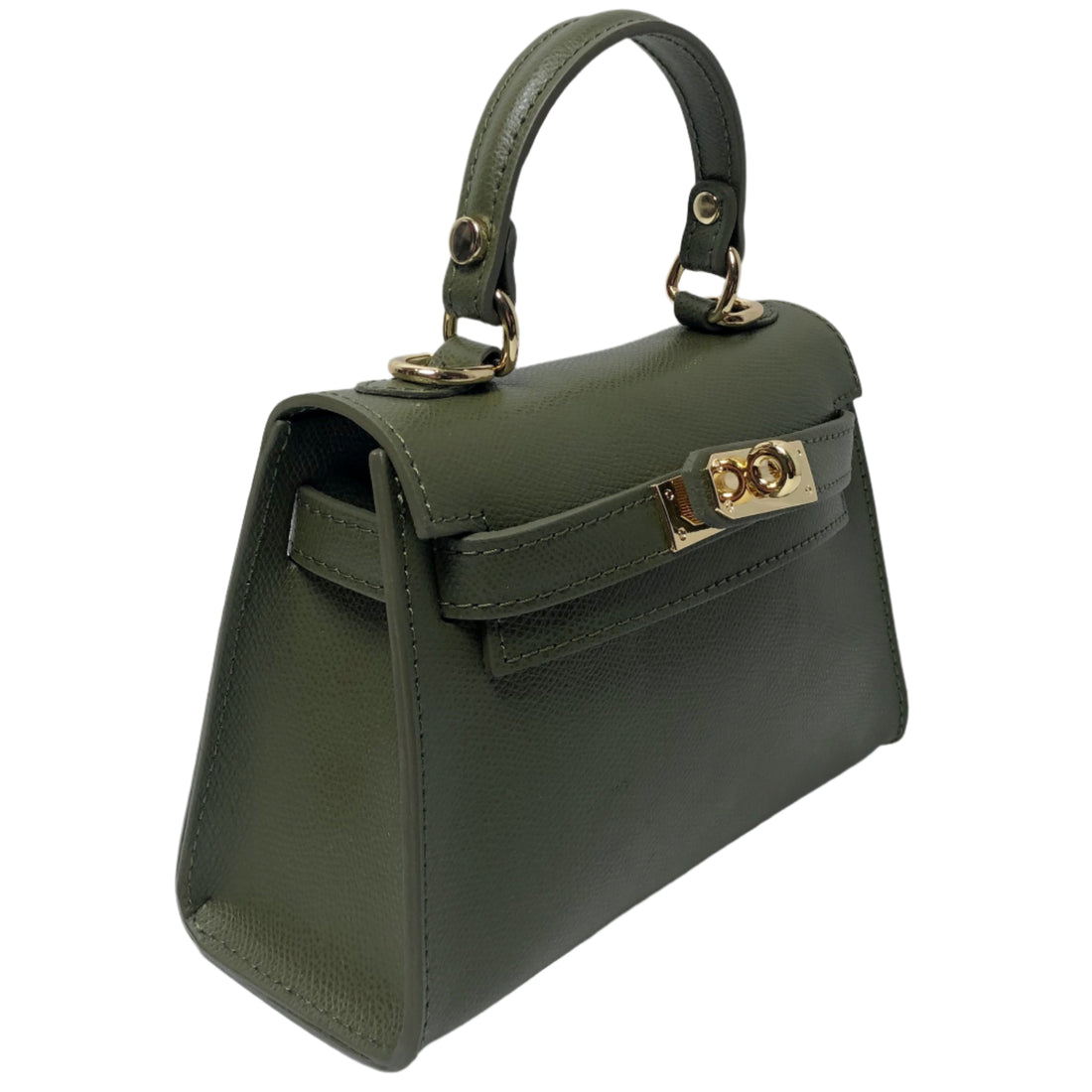 Sophie Olive Green Leather Handbag