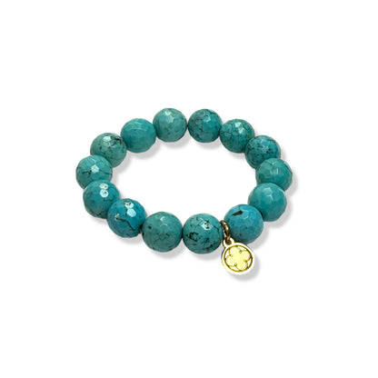 Green Turquoise Napkin Rings - Set of 4