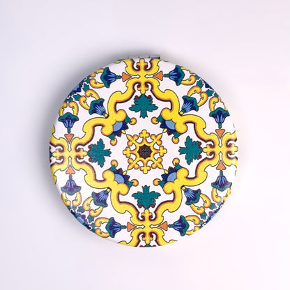 Sicilian Scroll Compact Mirror