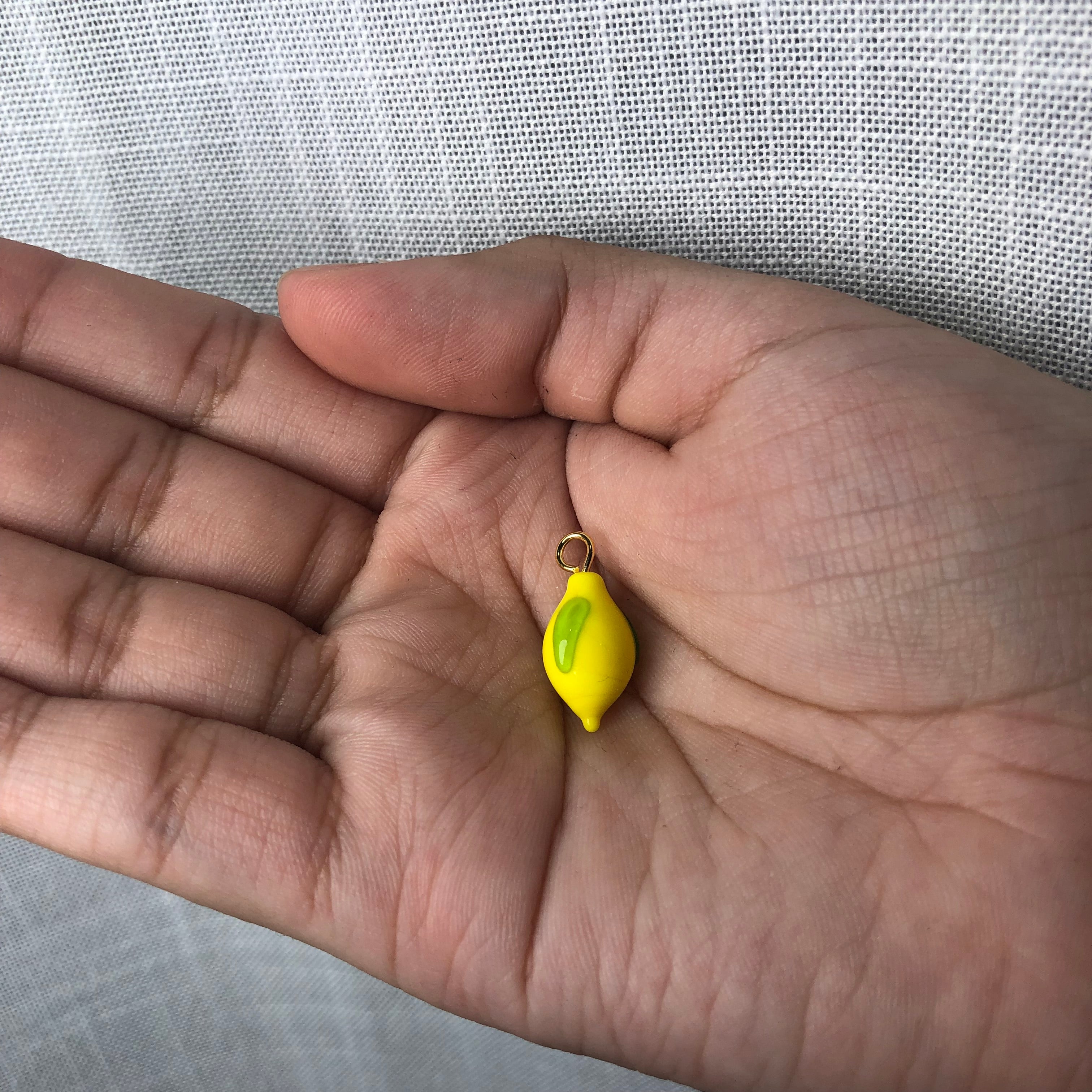 Murano Glass Lemon Pendant