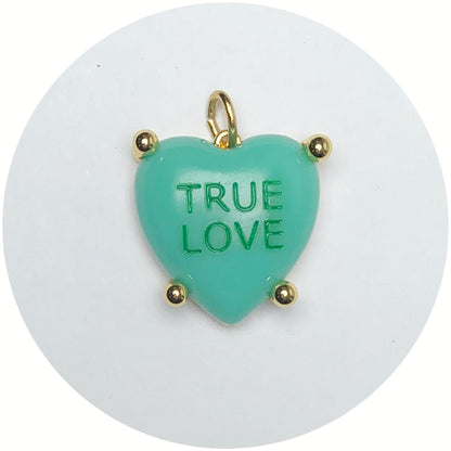 Green &quot;True Love&quot; Pendant