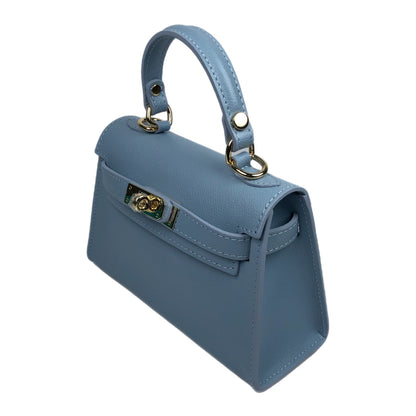 Sophie Light Blue Leather Handbag