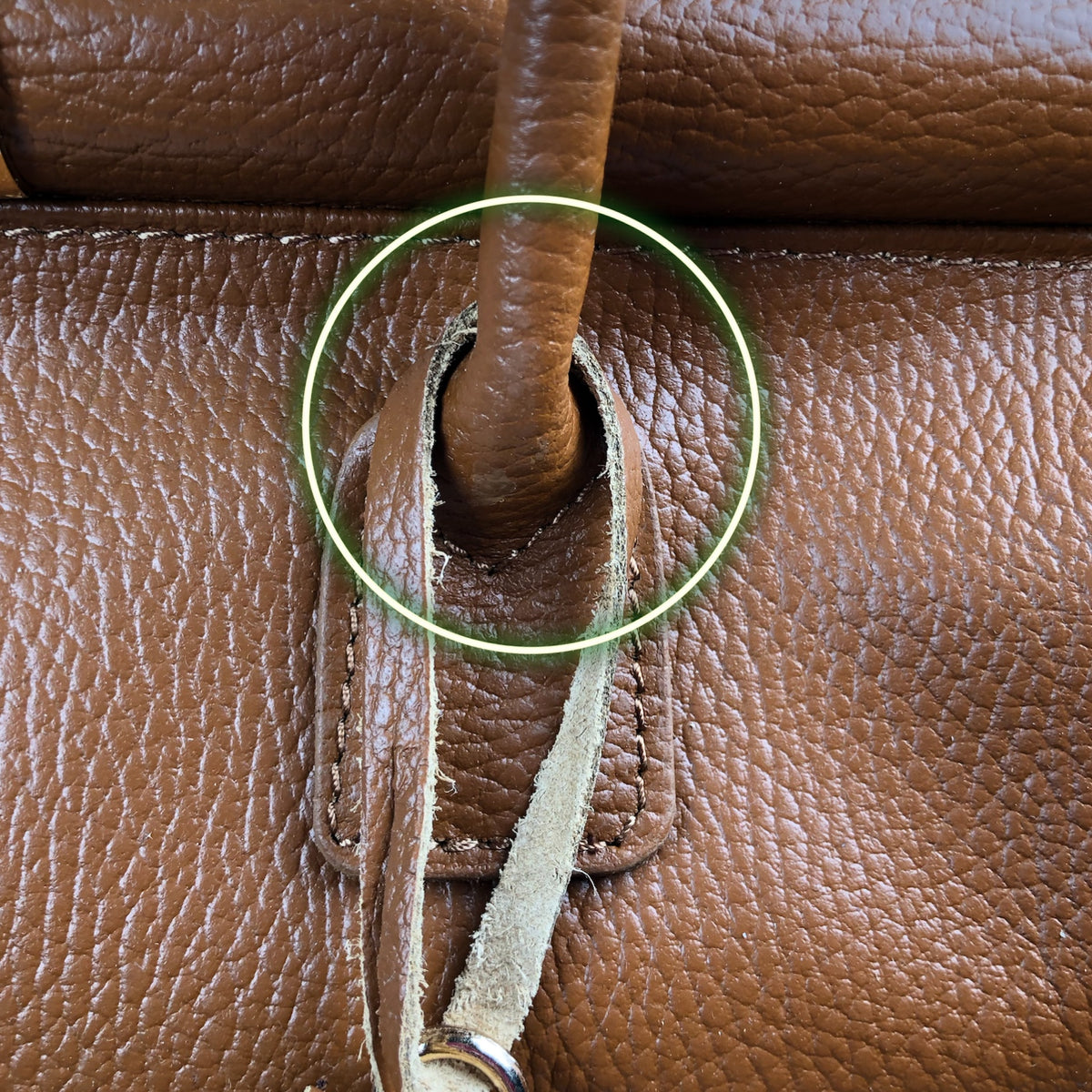 CATERINA NATURAL  LEATHER BAG