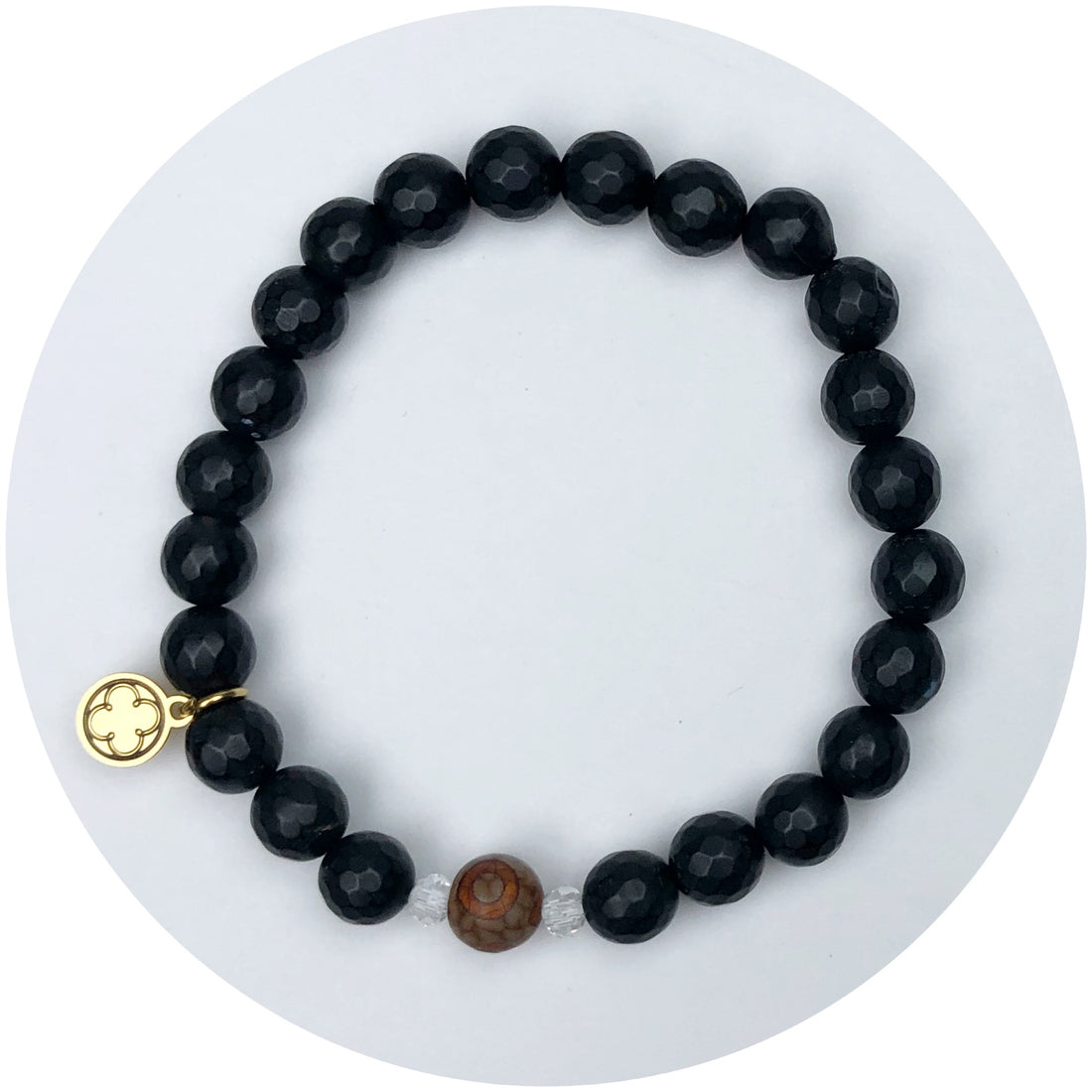 Licorice Jade with Brown Tibetan Eye Accent