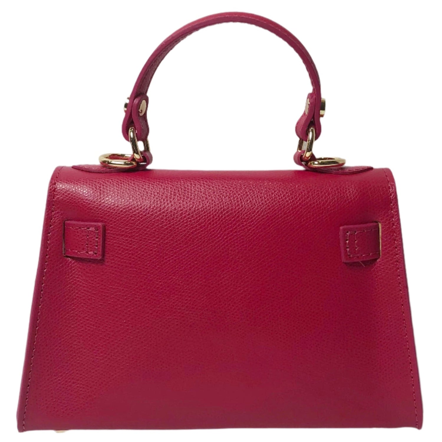 Sophie Magenta Leather Handbag