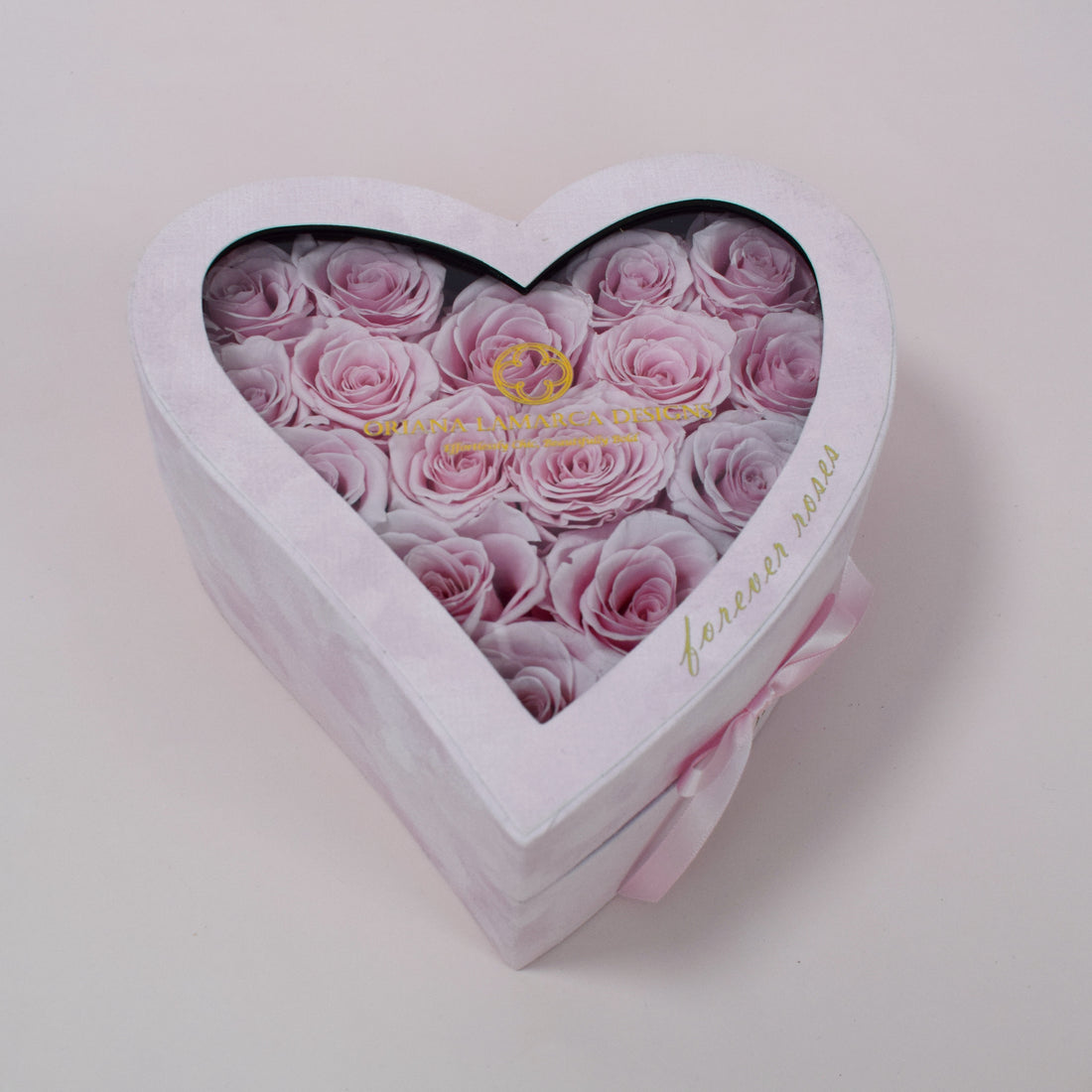 Luxe Pink Roses in Velvet Keepsake Box