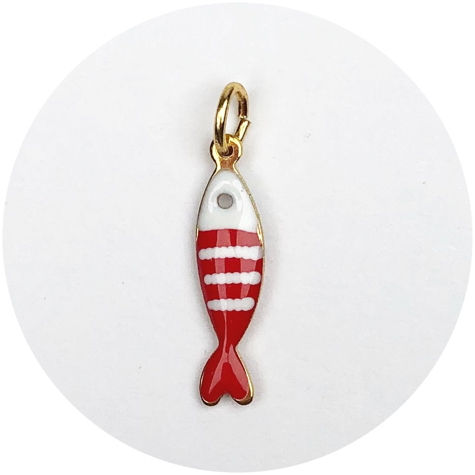 Red Sardine Pendant